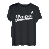 Herren Papa 2 Kinder Zweifacher Vater Papi Lustig T-Shirt