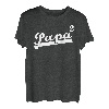 Herren Papa 2 Kinder Zweifacher Vater Papi Lustig T-Shirt