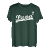 Herren Papa 2 Kinder Zweifacher Vater Papi Lustig T-Shirt