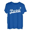 Herren Papa 2 Kinder Zweifacher Vater Papi Lustig T-Shirt