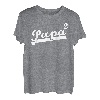 Herren Papa 2 Kinder Zweifacher Vater Papi Lustig T-Shirt