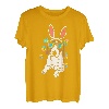 Beagle Hasenohren, Brillen, Eier, süßer Osterhund, Besitzer T-Shirt