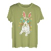 Beagle Hasenohren, Brillen, Eier, süßer Osterhund, Besitzer T-Shirt