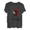 I'm fine - Gruseliges Messer Blut Halloween T-Shirt