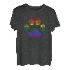 Puppy Dog Pfotenabdruck LGBT Pride Month Gay Flagge T-Shirt