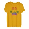 Puppy Dog Pfotenabdruck LGBT Pride Month Gay Flagge T-Shirt