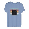 Retro Katze Vintage Kawaii Tier Niedliches Haustier T-Shirt