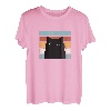 Retro Katze Vintage Kawaii Tier Niedliches Haustier T-Shirt