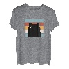 Retro Katze Vintage Kawaii Tier Niedliches Haustier T-Shirt