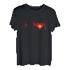 Schweiz Herz Schweizer Herzschlag EKG Puls Schweizerisches T-Shirt