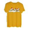 Weihnachtsmann-Mundharmonika, Weihnachtsbeleuchtung, lustige Mundharmonika, Geschenk für Liebhaber T-Shirt