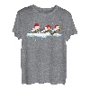 Weihnachtsmann-Mundharmonika, Weihnachtsbeleuchtung, lustige Mundharmonika, Geschenk für Liebhaber T-Shirt