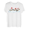 Weihnachtsmann-Mundharmonika, Weihnachtsbeleuchtung, lustige Mundharmonika, Geschenk für Liebhaber T-Shirt