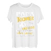 Herren Bester Papa der Welt - Vater und Tochter T-Shirt