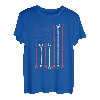 Vintage Amerikanische Flagge Dieselmotor Muscle Car Mechanic T-Shirt