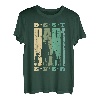 Herren Best Dad Ever Papa 4 Kinder Familienvater vierfacher Vater T-Shirt