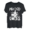 Mein Vater Schlagzeuger Schlagzeug Schlagzeug Musiker Rockband Metal T-Shirt