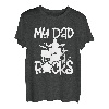 Mein Vater Schlagzeuger Schlagzeug Schlagzeug Musiker Rockband Metal T-Shirt