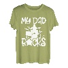 Mein Vater Schlagzeuger Schlagzeug Schlagzeug Musiker Rockband Metal T-Shirt