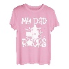 Mein Vater Schlagzeuger Schlagzeug Schlagzeug Musiker Rockband Metal T-Shirt