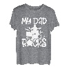 Mein Vater Schlagzeuger Schlagzeug Schlagzeug Musiker Rockband Metal T-Shirt