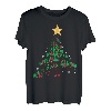 Musiker Broadway Weihnachtsbaum, Musik, lustig, Weihnachten T-Shirt