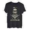 Herren Böser Alter Mann Totenkopf Skull Papa Opa Rocker T-Shirt