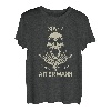 Herren Böser Alter Mann Totenkopf Skull Papa Opa Rocker T-Shirt