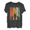 Herren Dad hoch 4 Papa 4 Kinder vierfacher Vater werden T-Shirt