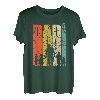 Herren Dad hoch 4 Papa 4 Kinder vierfacher Vater werden T-Shirt