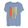 Herren Dad hoch 4 Papa 4 Kinder vierfacher Vater werden T-Shirt