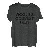 Herren Welt Bester Papa Worlds Okayest Dad T-Shirt