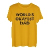 Herren Welt Bester Papa Worlds Okayest Dad T-Shirt