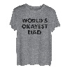 Herren Welt Bester Papa Worlds Okayest Dad T-Shirt