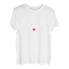 Verkündung Schwangerschaft 1+1=3 mit Herz Damen T-Shirt