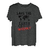 Save the Earth. Geschenkidee für Whisky Liebhaber. T-Shirt