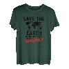 Save the Earth. Geschenkidee für Whisky Liebhaber. T-Shirt