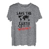 Save the Earth. Geschenkidee für Whisky Liebhaber. T-Shirt
