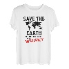 Save the Earth. Geschenkidee für Whisky Liebhaber. T-Shirt