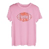 Hapfox American Football Wörter Mosaik Design T-Shirt