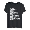 Otaku Anime Liebhaber Japanisch Essen Schlafen Anime T-Shirt