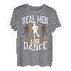 Cool Real Men Line Dance | Lustiges Geschenk zum Tanzen des Vaters T-Shirt