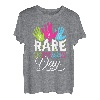 Rare Diseases Day 28. Februar 2023 Rare Rainbow Heart Zebra T-Shirt