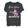 PEW Madafakas Lustiges Einhorn mit Regenbogenpistole - Weiß T-Shirt