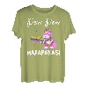 PEW Madafakas Lustiges Einhorn mit Regenbogenpistole - Weiß T-Shirt