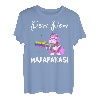 PEW Madafakas Lustiges Einhorn mit Regenbogenpistole - Weiß T-Shirt