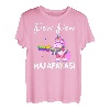 PEW Madafakas Lustiges Einhorn mit Regenbogenpistole - Weiß T-Shirt