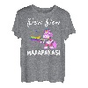 PEW Madafakas Lustiges Einhorn mit Regenbogenpistole - Weiß T-Shirt