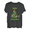 Frohe Weihnachten mit Katzen T-Shirt
