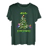 Frohe Weihnachten mit Katzen T-Shirt